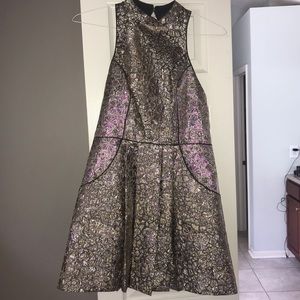Gold metallic dress SZ 6